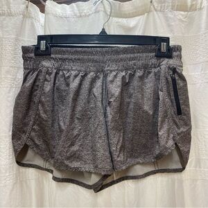 Lululemon Athletica Heathered Black Athletic Shorts